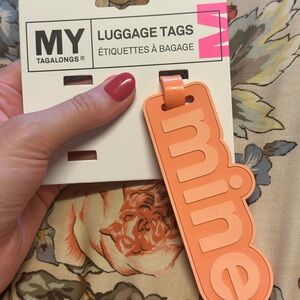 Vibrant Orange Luggage Tag